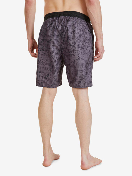 Sam 73 Pantaloni scurți cu model pentru bărbați gri închis SAM 73 Noah