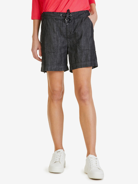 Sam 73 Pantaloni scurți din denim pentru femei, negri SAM 73 Aileen