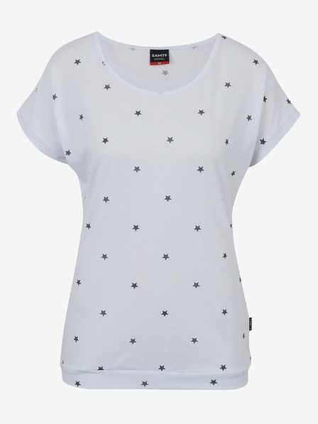 Sam 73 Tricou alb de damă cu imprimeu SAM 73 Roxanne