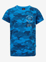 Sam 73 Tricou army albastru pentru băieți din bumbac SAM73 Hydrus
