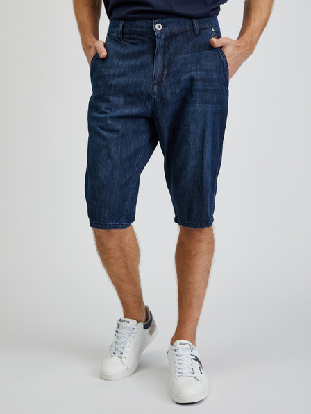 Sam 73 Pantaloni scurți din denim albastru închis pentru bărbați SAM73 Aquarius