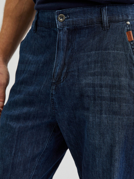 Sam 73 Pantaloni scurți din denim albastru închis pentru bărbați SAM73 Aquarius