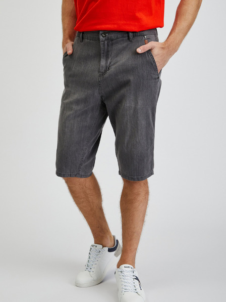 Sam 73 Pantaloni scurți din denim gri închis pentru bărbați SAM73 Aquarius