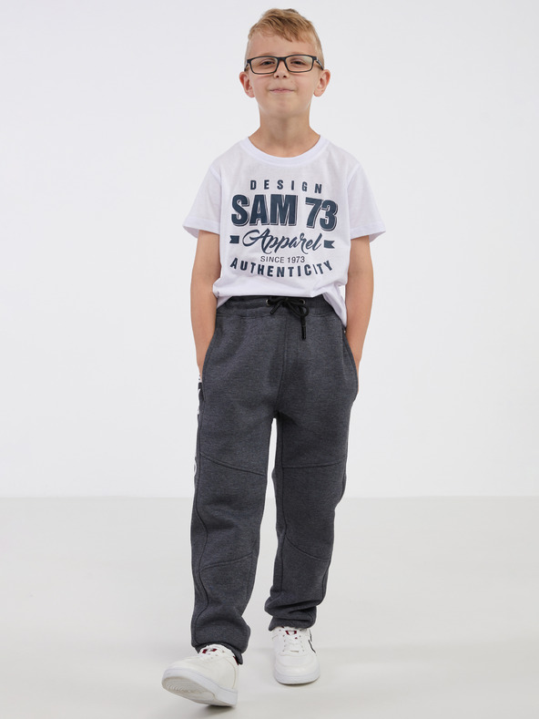 Sam 73 Tricou alb pentru băieți SAM 73 Janson