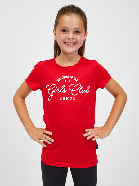 Sam 73 Tricou roșu pentru fete SAM 73 Janli