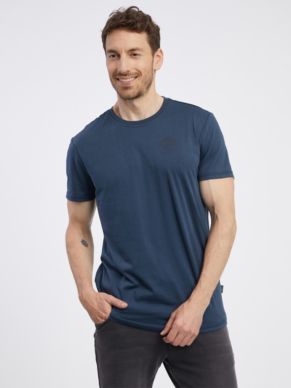 Sam 73 Tricou albastru închis pentru bărbați SAM 73 Diego