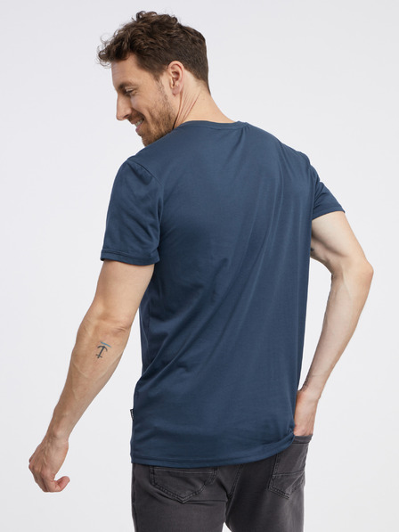 Sam 73 Tricou albastru închis pentru bărbați SAM 73 Diego