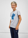 Sam 73 Tricou de băiat gri deschis cu dungi SAM 73 Silaqui