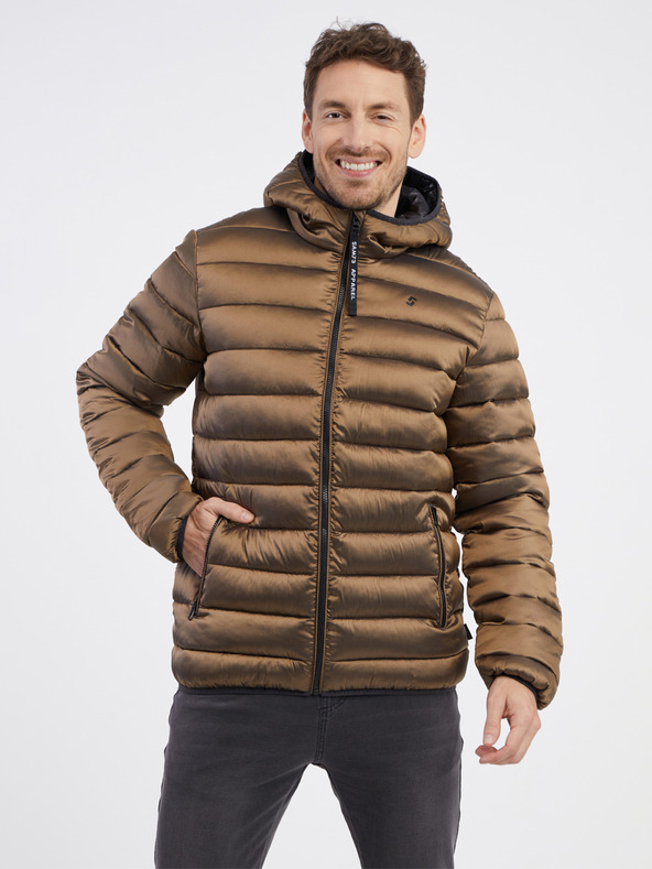 Sam 73 Jachetă matlasată maro pentru bărbați SAM 73 Spider