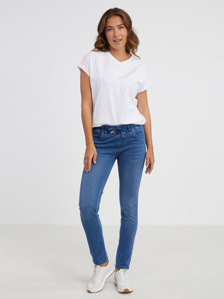 Sam 73 Pantaloni din denim albastru pentru femei SAM 73 Lisa