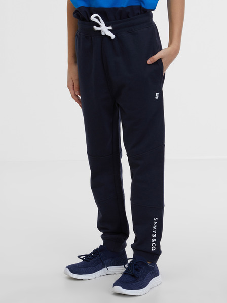Sam 73 Pantaloni de trening albastru închis pentru băieți SAM 73 Bing