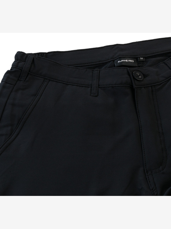ALPINE PRO Pantaloni scurți pentru bărbați cu uscare rapidă și uscare rece ALPINE PRO HAMPTON negru