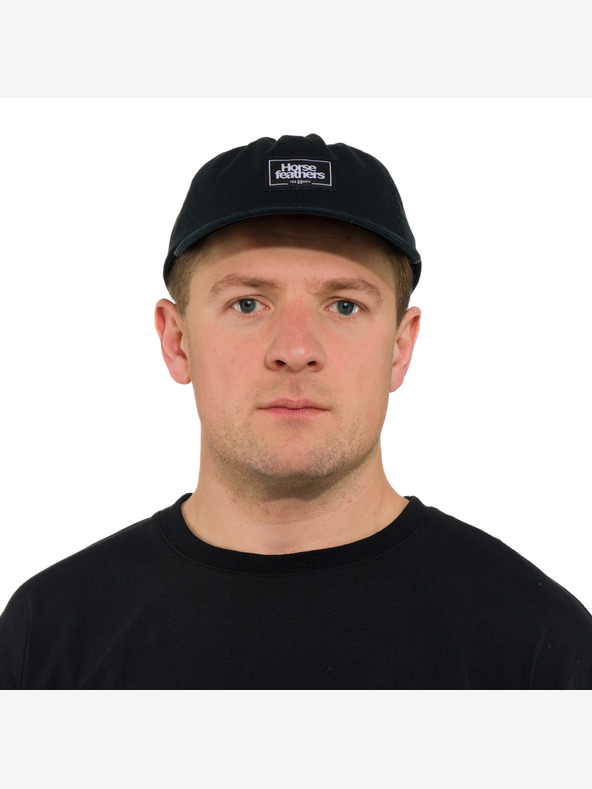 Horsefeathers Cap Vinny - negru HORSEFEATHERS