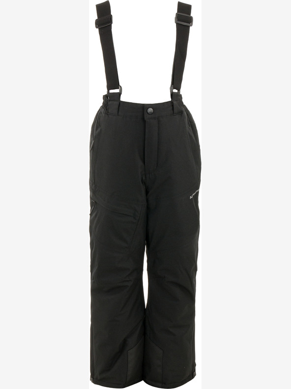 ALPINE PRO Pantaloni de schi pentru copii cu membrană ptx pentru zăpadă ALPINE PRO MERONO negru