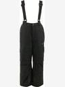 ALPINE PRO Pantaloni de schi pentru copii cu membrană ptx pentru zăpadă ALPINE PRO MERONO negru