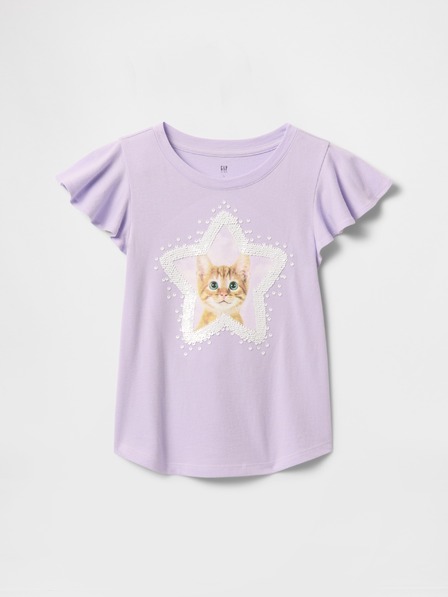 GAP Tricou cu paiete pentru copii GAP