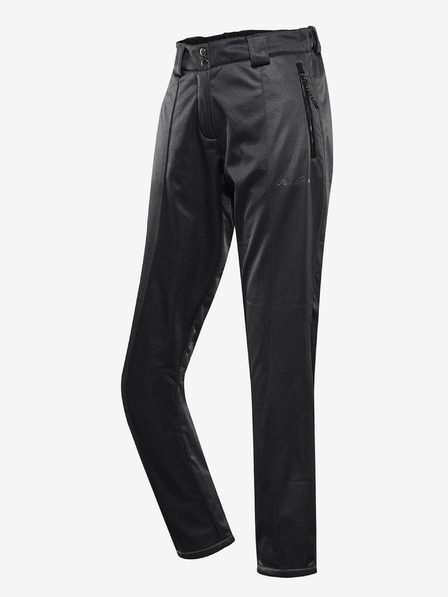 ALPINE PRO Pantaloni softshell de schi pentru femei ALPINE PRO UFEDA negru varianta pa