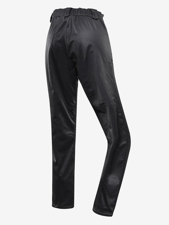 ALPINE PRO Pantaloni softshell de schi pentru femei ALPINE PRO UFEDA negru varianta pa