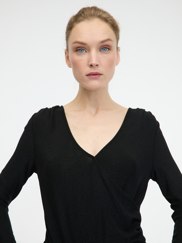 Orsay Body negru cu mânecă lungă pentru femei ORSAY