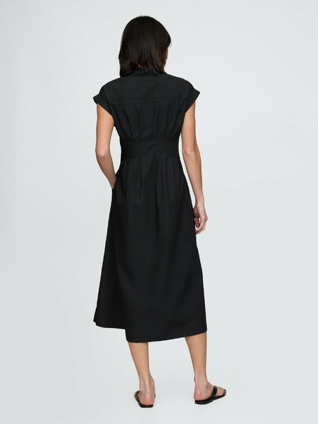 GAP Rochie midi cămașă din poplin GAP