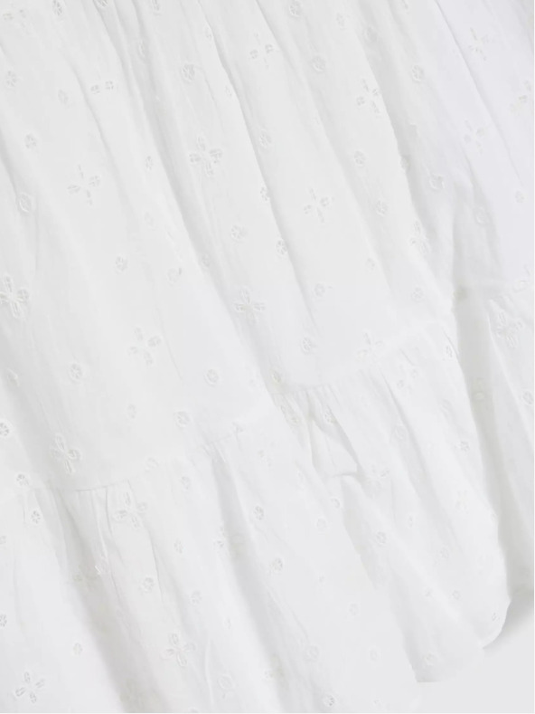 Moodo Rochie albă pentru femei MOODO