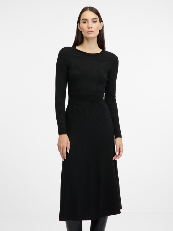Orsay Rochie midi de dama neagra ORSAY