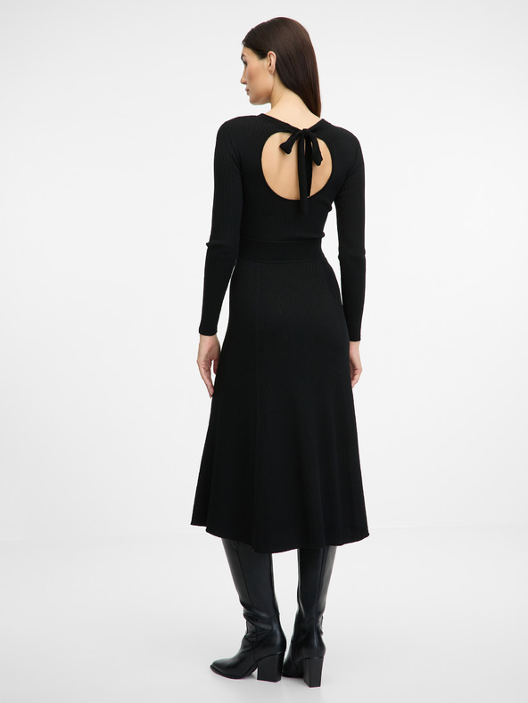 Orsay Rochie midi de dama neagra ORSAY