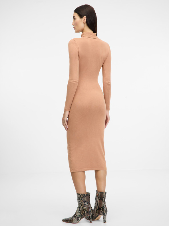 Orsay Rochie midi maro deschis pentru femei ORSAY