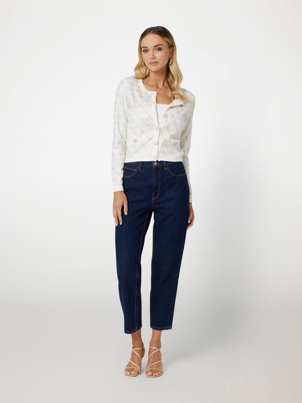 Guess Pulover pentru femei Guess crem