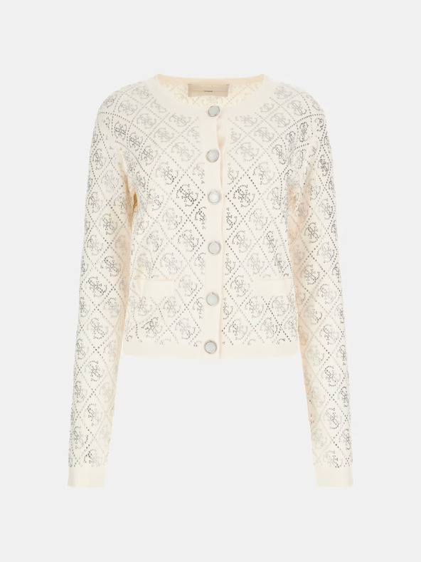 Guess Pulover pentru femei Guess crem