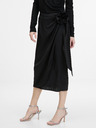 Orsay Fustă midi neagră pentru femei ORSAY