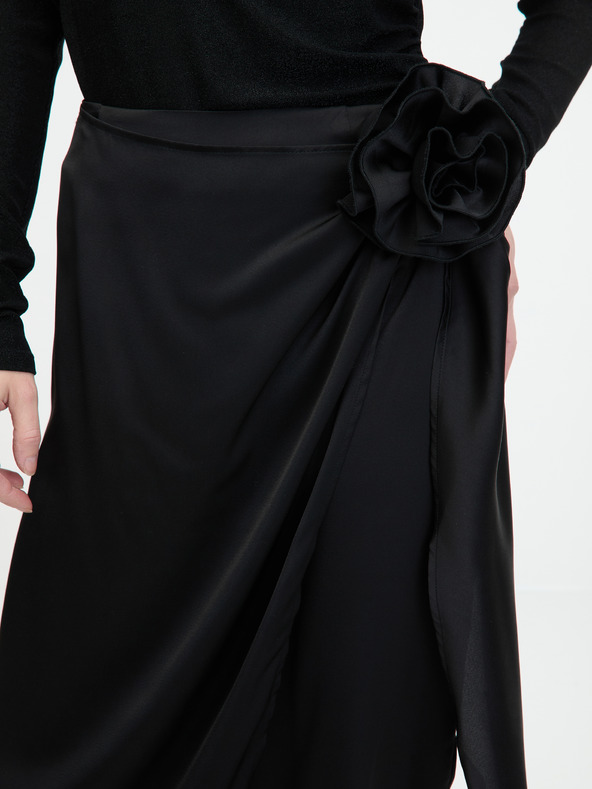 Orsay Fustă midi neagră pentru femei ORSAY