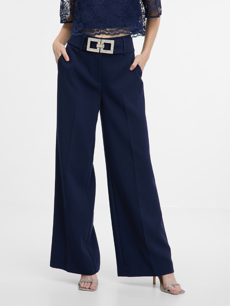 Orsay Pantaloni de culoare albastră pentru femei ORSAY