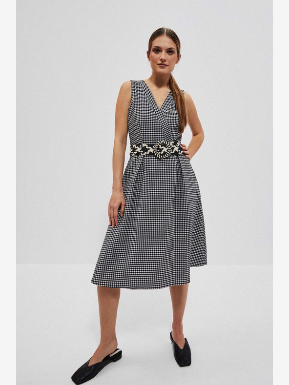 Moodo Curea albă și neagră pentru femei Moodo