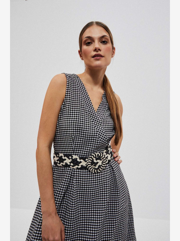 Moodo Curea albă și neagră pentru femei Moodo