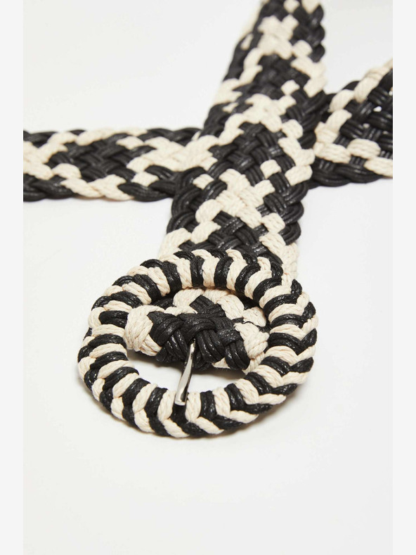 Moodo Curea albă și neagră pentru femei Moodo