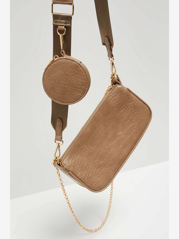 Moodo Geantă de mână pentru femei bej Moodo