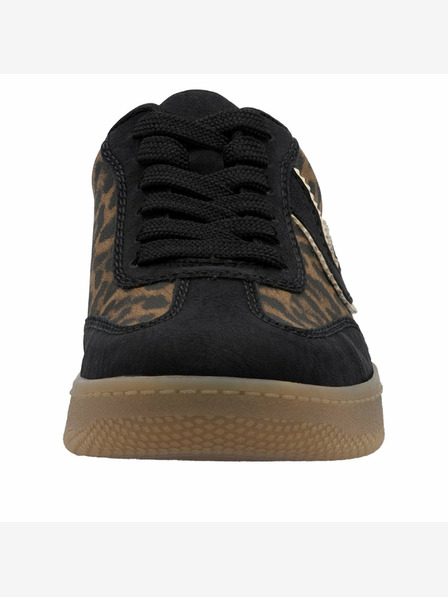 Rieker Adidași cu model negru și maro pentru femei Rieker
