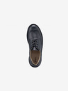Vasky Semibotine din piele neagră pentru femei - Pantofi de primăvară / toamnă, Pantofi Vasky Brogue Low Noir