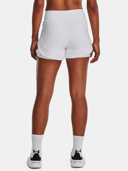 Under Armour Pantaloni scurți Under Armour Flex Woven 2-in-1 pentru femei-WHT