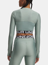 Under Armour Tricou HeatGear Rib 1/4 Zip LS pentru femei Under Armour