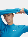 Under Armour Tricou HeatGear Rib 1/4 Zip LS pentru femei Under Armour