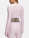 Under Armour Tricou HeatGear Rib 1/4 Zip LS pentru femei Under Armour