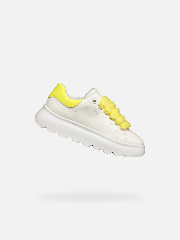 Geox Adidași Geox Puffypop albi, pentru fete
