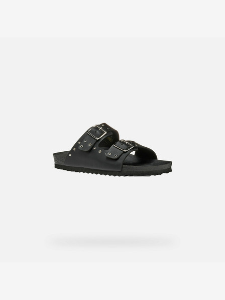 Geox Negru papuci pentru fete Geox Adriel