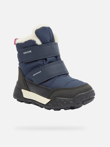 Geox Gheață de iarnă albastru închis pentru fete Geox Trekkyup B Ab