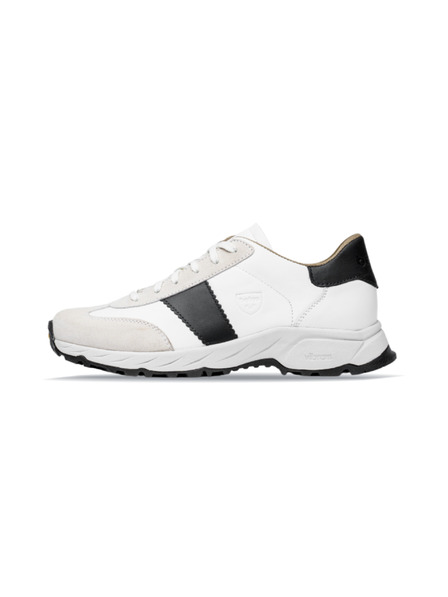 Vasky Botas Nordic Shadow - Adidași / cizme de exterior din piele pentru bărbați alb-negru Producție cehă din Zlín