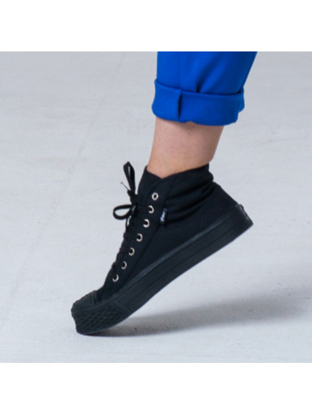 Vasky Adidași / cizme de gleznă din pânză pentru bărbați negru Vasky Kanvasky High