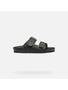 Geox Negru papuci pentru fete Geox Adriel