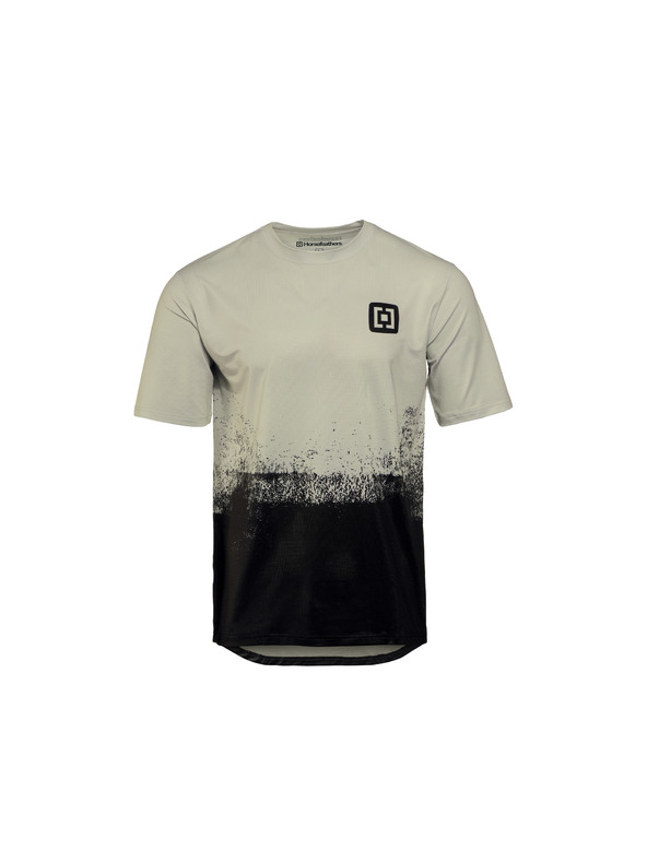 Horsefeathers Tricou de bicicletă Quantum - mesteacăn argintiu/negru PANA DE CAL